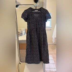 Christy Dawn Dress Noir Tulips
